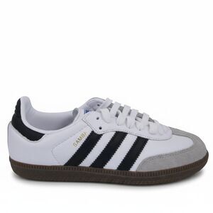 adidas Originals Women's US 5.5 Samba OG Trainers Youth 4.5 White/Black B75806